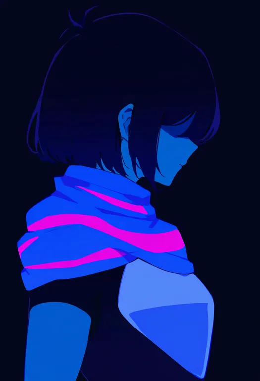 masterpiece, best quality, newest, absurdres, highres, safe, kris_(deltarune), deltarune, solo, upper_body… — by k3scat, made with ComfyUI