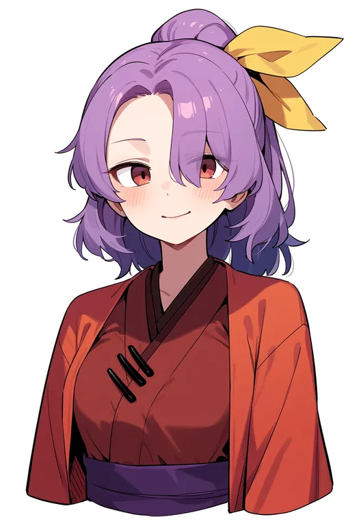masterpiece, best quality, score_7, safe, komakusa sannyo, solo, upper body, simple background — by k3scat, made with ComfyUI