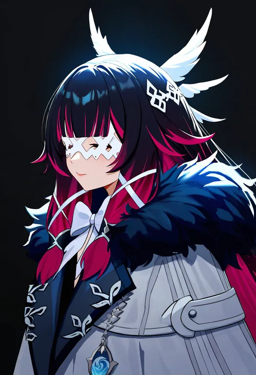 masterpiece, best quality, newest, absurdres, highres, safe, columbina_(genshin_impact), genshin_impact, solo… — by k3scat, made with ComfyUI