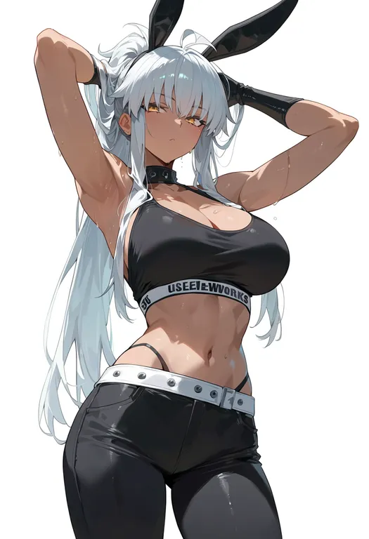 masterpiece, best quality, score_7, safe, fate/unlimited blade works, solo, simple background — by k3scat, made with ComfyUI