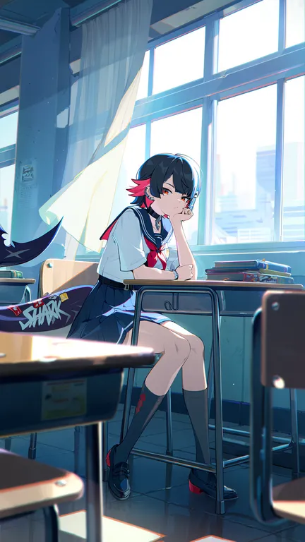 best quality, score_9, score_8，highres, absurdres, anime screenshot, official art， 1girl, solo… — by 公子缺月, made with ComfyUI