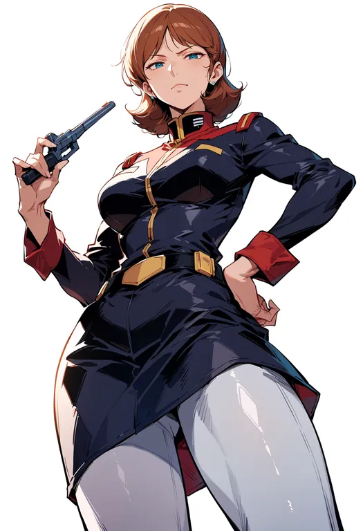 masterpiece, best quality, score_7, safe, zeta gundam, solo, simple background — by k3scat, made with ComfyUI