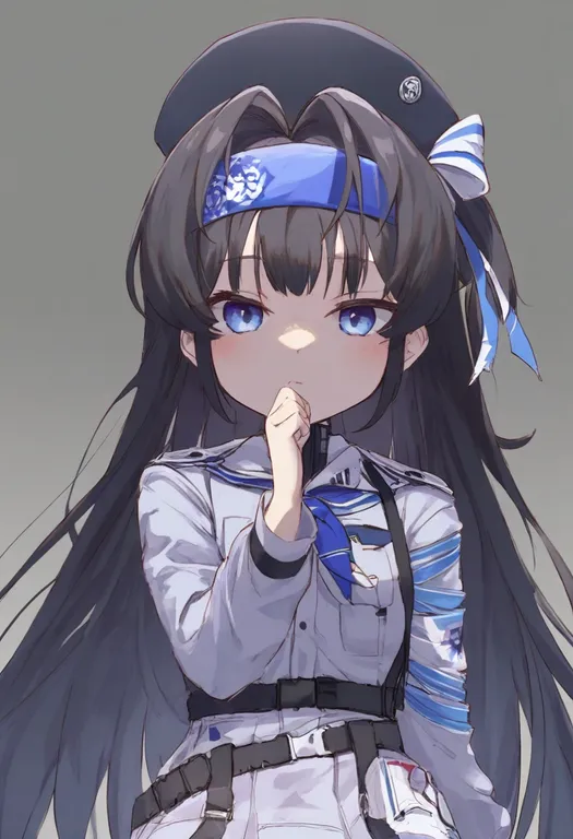 masterpiece, best quality, general, goddess of victory: nikke, solo, simple background — by k3scat, made with ComfyUI