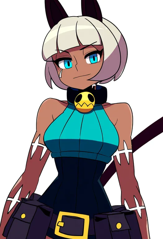 masterpiece, best quality, newest, absurdres, highres, safe, ms._fortune_(skullgirls), skullgirls, solo, upper_body… — by k3scat, made with ComfyUI