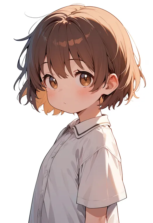 masterpiece, best quality, score_7, safe, okazaki ushio, solo, upper body, simple background — by k3scat, made with ComfyUI