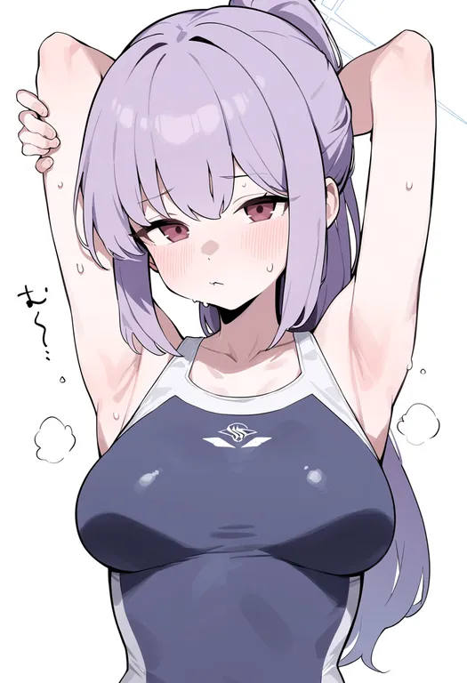 masterpiece, best quality, score_7, safe, atsuko (swimsuit) (blue archive), blue archive, solo, upper body… — by k3scat, made with ComfyUI