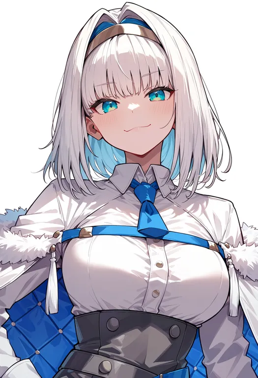 masterpiece, best quality, score_7, safe, dobrynya nikitich (fate), solo, upper body, simple background — by k3scat, made with ComfyUI