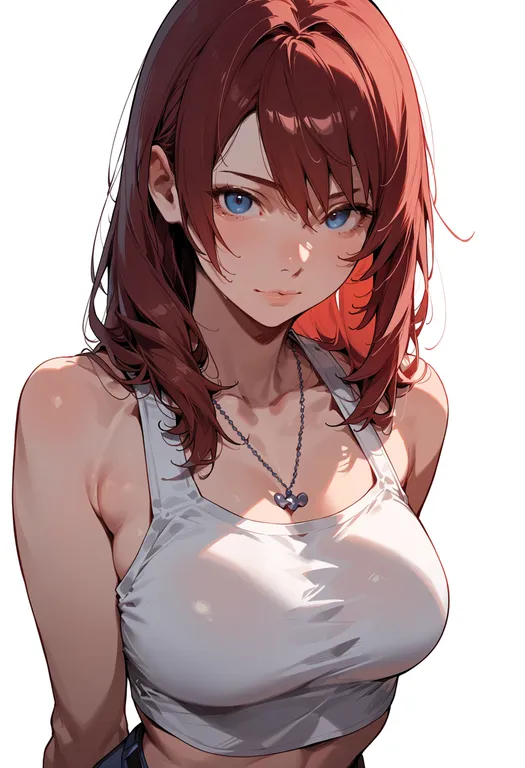 masterpiece, best quality, score_7, safe, kairi (kingdom hearts), kingdom hearts, solo, upper body, simple background — by k3scat, made with ComfyUI