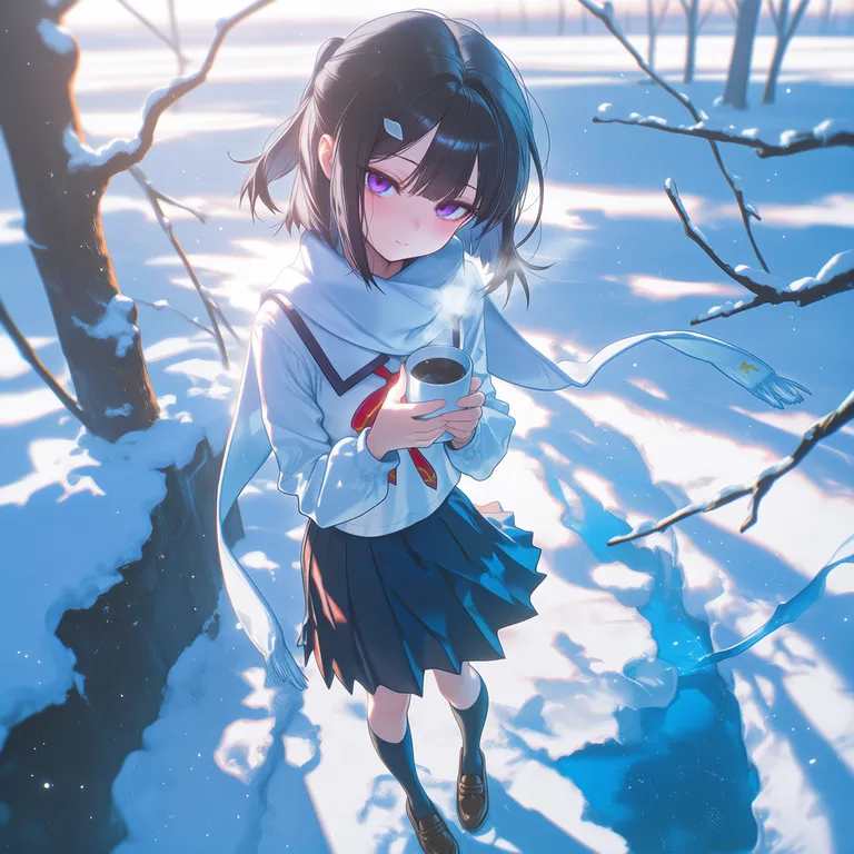 【美游】冬雪初融 — by 彩虹猫猫锤, made with ComfyUI