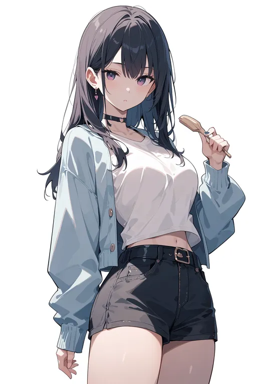 masterpiece, best quality, score_7, safe, akeiro kaikitan, solo, simple background — by k3scat, made with ComfyUI