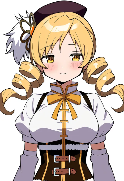 masterpiece, best quality, newest, absurdres, highres, safe, tomoe_mami_(magical_girl)… — by k3scat, made with ComfyUI
