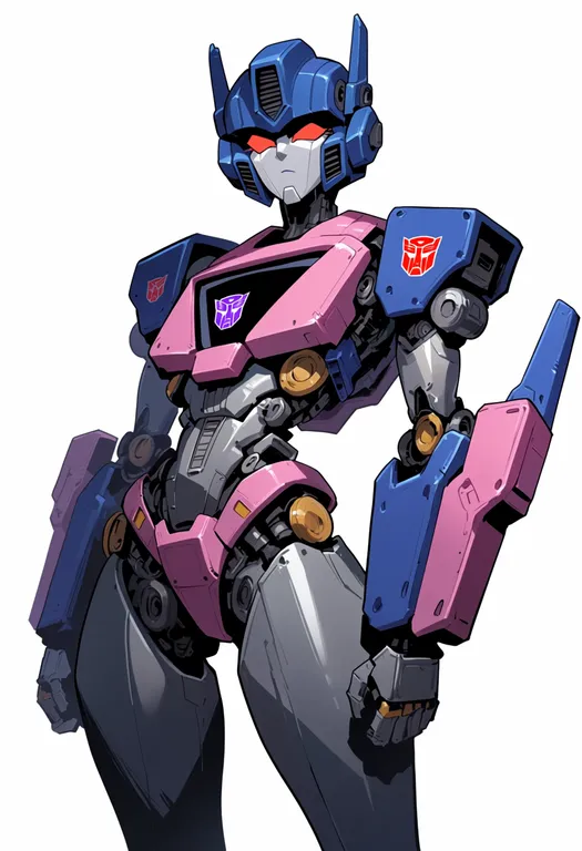 masterpiece, best quality, score_7, safe, the transformers (idw), solo, simple background — by k3scat, made with ComfyUI