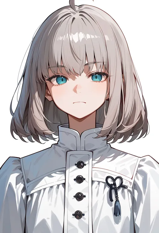 masterpiece, best quality, score_7, safe, oberon (first ascension) (fate), solo, upper body, simple background — by k3scat, made with ComfyUI