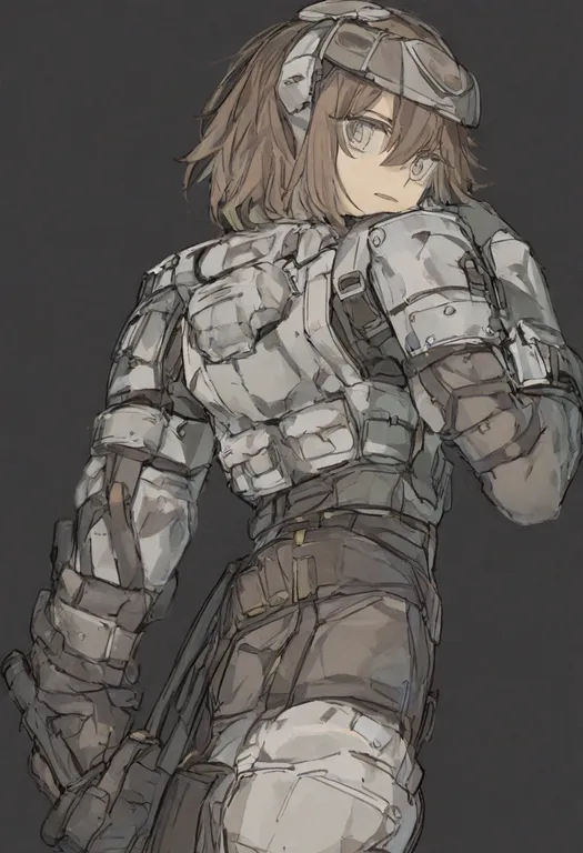 masterpiece, best quality, general, toned, 1girl, solo, simple background — by k3scat, made with ComfyUI