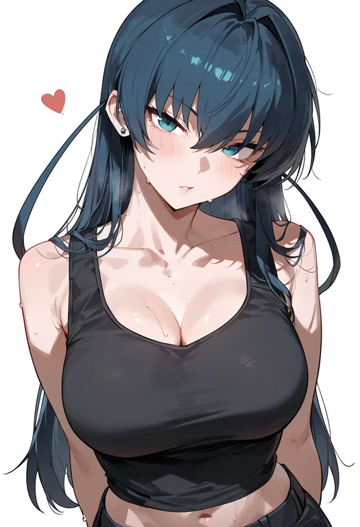 masterpiece, best quality, score_7, safe, igawa asagi, solo, upper body, simple background — by k3scat, made with ComfyUI