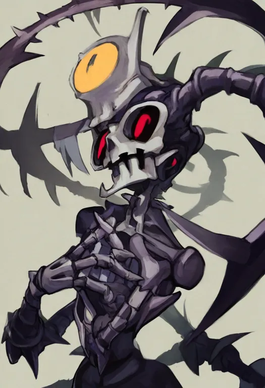 masterpiece, best quality, general, samson (skullgirls), skullgirls, solo, upper body, simple background — by k3scat, made with ComfyUI