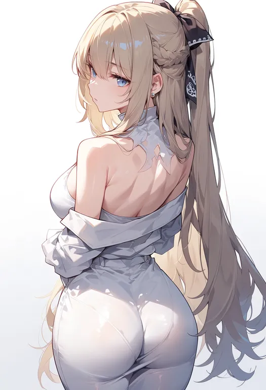 masterpiece, best quality, score_7, safe, mahou shoujo oriko magica, solo, simple background — by k3scat, made with ComfyUI