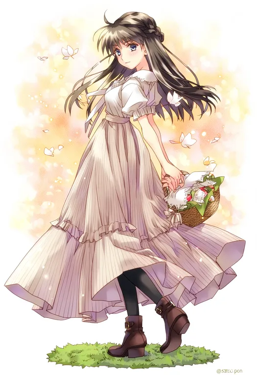 masterpiece, best quality, score_7, safe, @sato-pon, 1girl, solo — by k3scat, made with ComfyUI