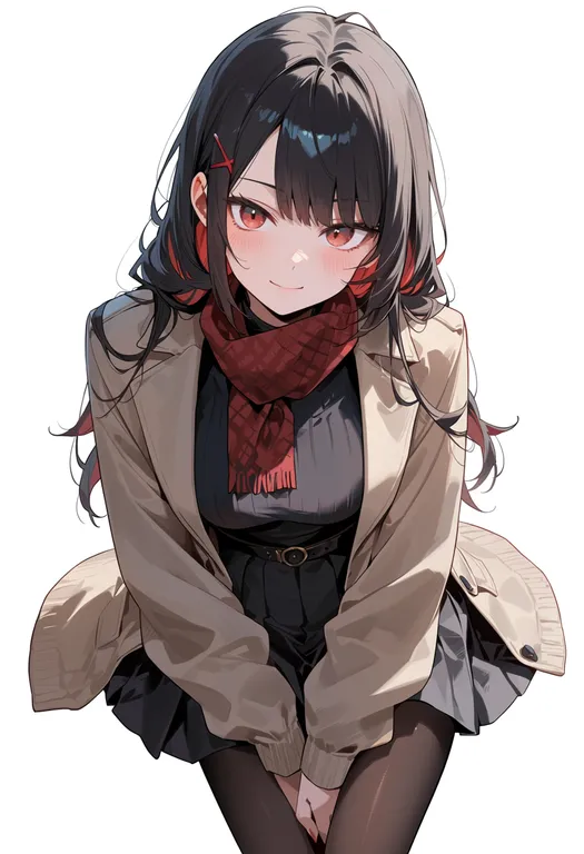 masterpiece, best quality, score_7, safe, mask on head, 1girl, solo, simple background — by k3scat, made with ComfyUI