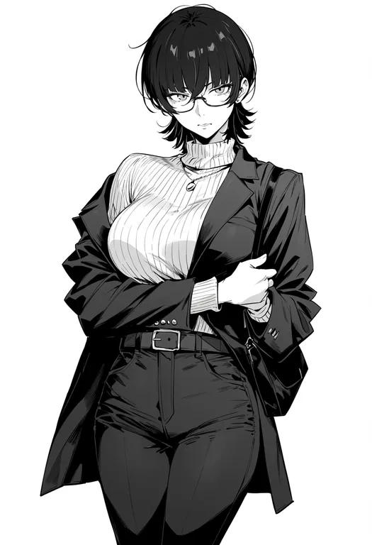 masterpiece, best quality, score_7, safe, sayonara wo oshiete, solo, simple background — by k3scat, made with ComfyUI