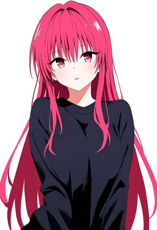 masterpiece, best quality, newest, absurdres, highres, safe, to_love-ru, solo, simple_background — by k3scat, made with ComfyUI