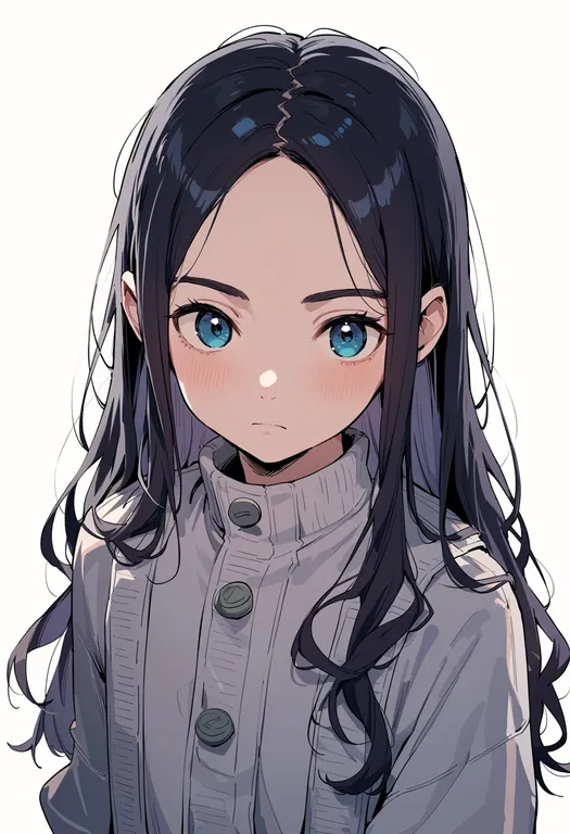 masterpiece, best quality, score_7, safe, asirpa, solo, upper body, simple background — by k3scat, made with ComfyUI