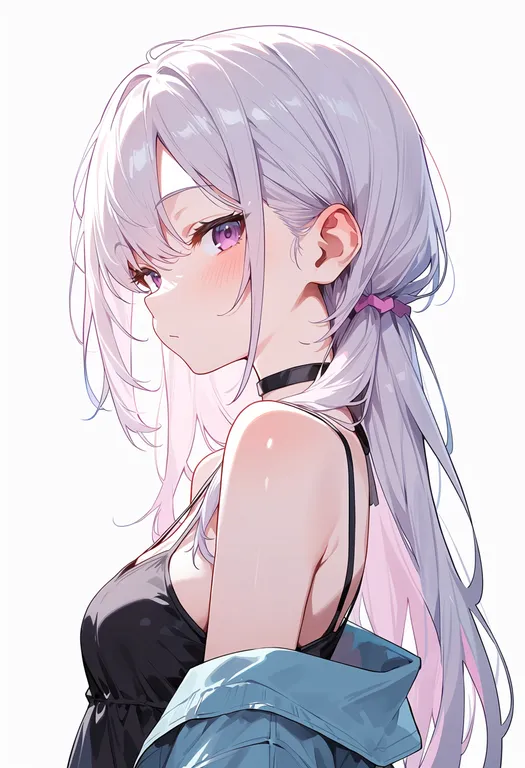 masterpiece, best quality, score_7, safe, shito alisa, solo, upper body, simple background — by k3scat, made with ComfyUI
