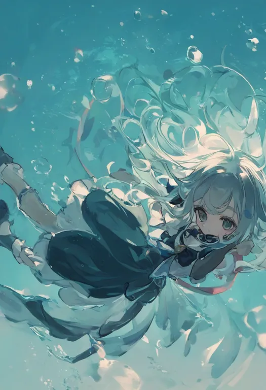 masterpiece, best quality, general, underwater, 1girl, solo — by k3scat, made with ComfyUI