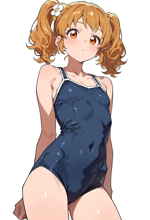 masterpiece, best quality, score_7, safe, aikatsu! (series), solo, simple background — by k3scat, made with ComfyUI