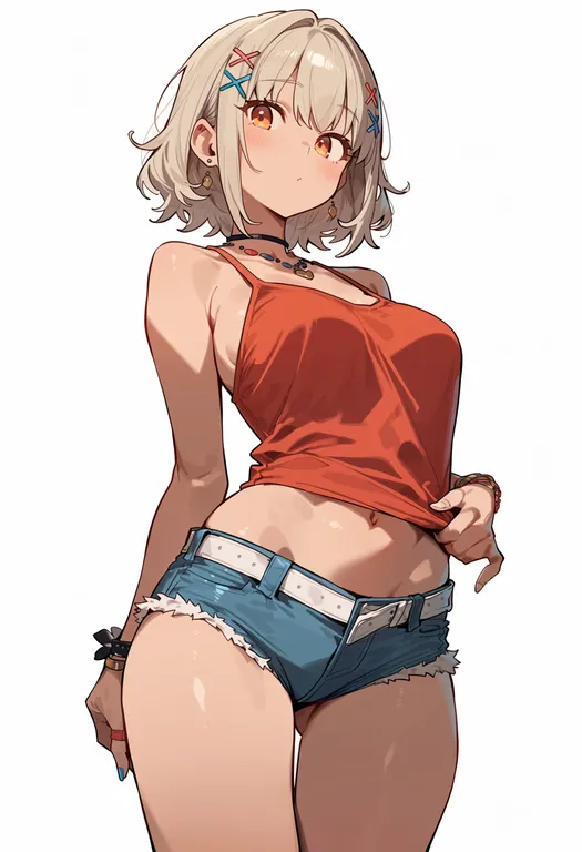 masterpiece, best quality, score_7, safe, amagi brilliant park, solo, simple background — by k3scat, made with ComfyUI