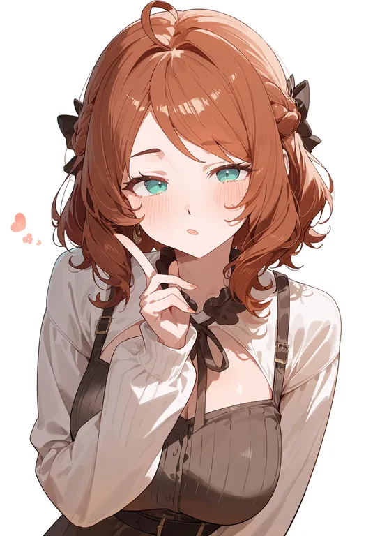 masterpiece, best quality, score_7, safe, eclair (food), 1girl, solo, upper body, simple background — by k3scat, made with ComfyUI