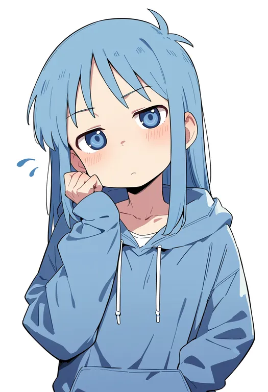 masterpiece, best quality, score_7, safe, sakamoto (nichijou), nichijou, solo, upper body, simple background — by k3scat, made with ComfyUI