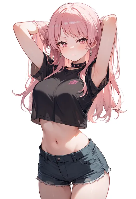 masterpiece, best quality, score_7, safe, bang dream! girls band party!, solo, simple background — by k3scat, made with ComfyUI