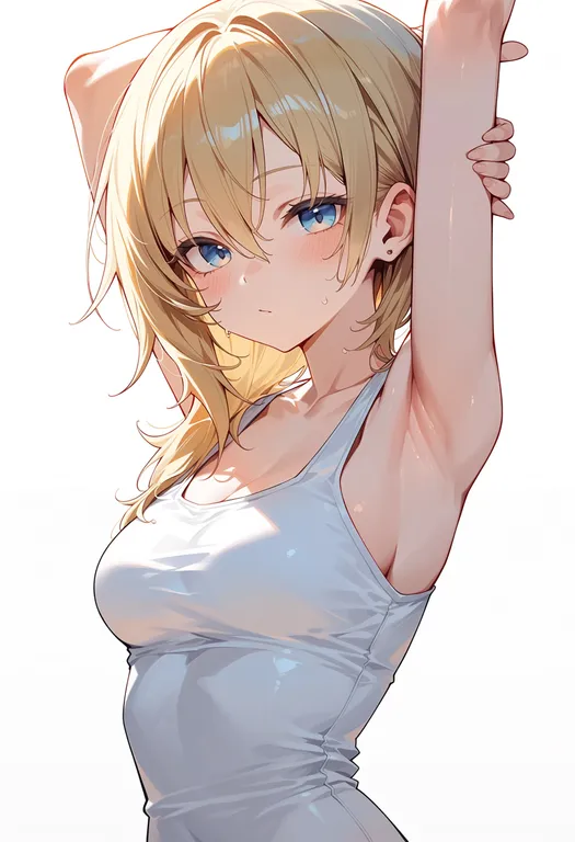 masterpiece, best quality, score_7, safe, namine, solo, upper body, simple background — by k3scat, made with ComfyUI