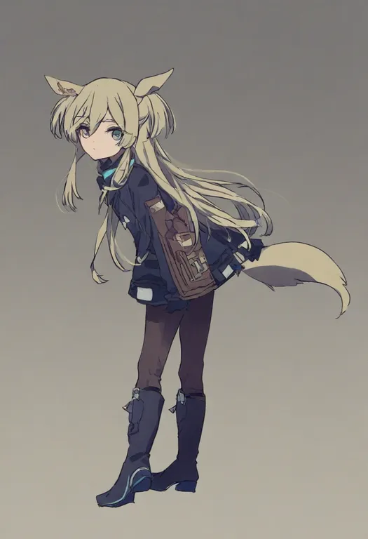 masterpiece, best quality, general, leaning, 1girl, solo, full body, simple background — by k3scat, made with ComfyUI