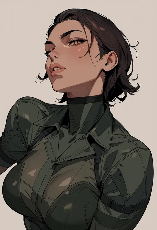 masterpiece, best quality, score_7, safe, raiden (metal gear), solo, upper body, simple background — by k3scat, made with ComfyUI