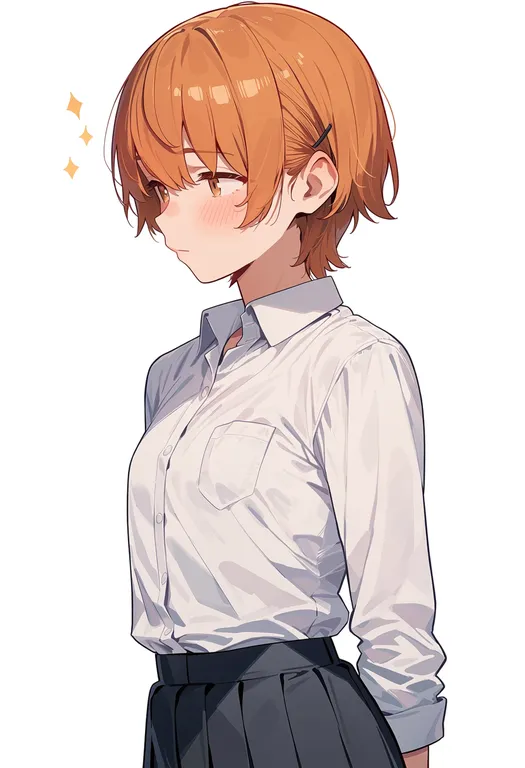 masterpiece, best quality, score_7, safe, inami mahiru, solo, upper body, simple background — by k3scat, made with ComfyUI