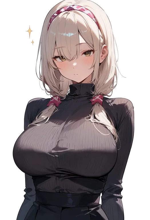 masterpiece, best quality, score_7, safe, lucia elowen, solo, upper body, simple background — by k3scat, made with ComfyUI