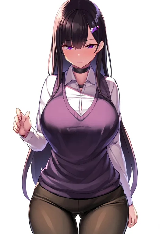 masterpiece, best quality, score_7, safe, @miyashiro ryuutarou, 1girl, solo — by k3scat, made with ComfyUI