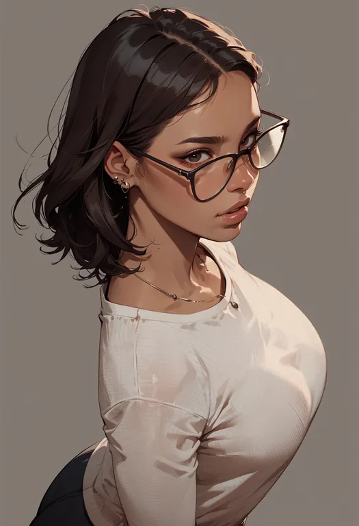 masterpiece, best quality, score_7, safe, spring (season), 1girl, solo, simple background — by k3scat, made with ComfyUI