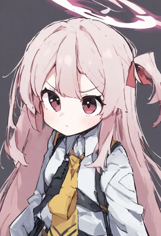 masterpiece, best quality, general, side part, 1girl, solo, simple background — by k3scat, made with ComfyUI