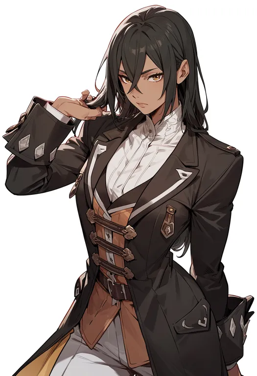 masterpiece, best quality, score_7, safe, tales of berseria, solo, simple background — by k3scat, made with ComfyUI
