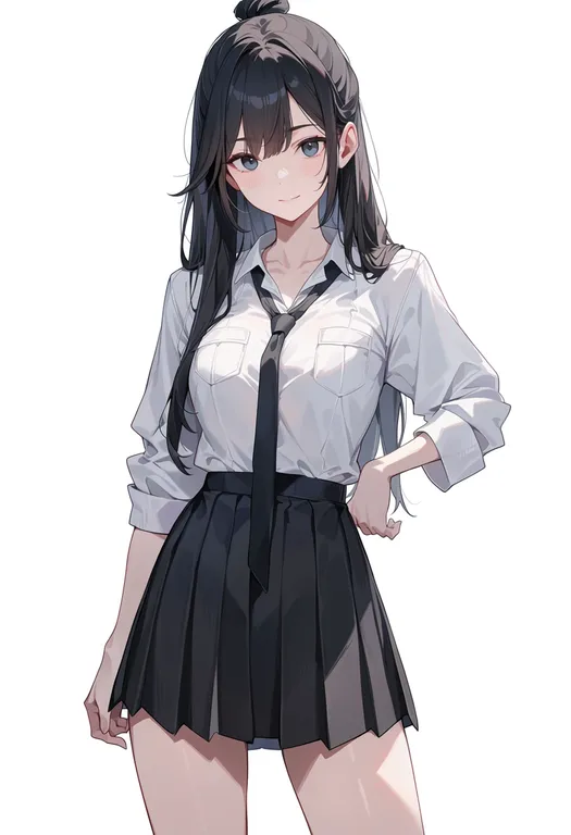 masterpiece, best quality, score_7, safe, modao zushi, solo, simple background — by k3scat, made with ComfyUI