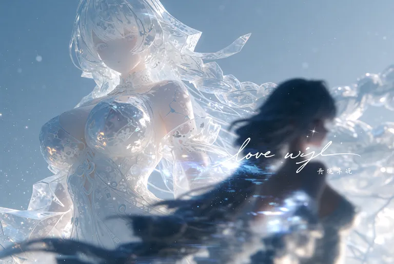 zidiusArt, --preview，wdlc48, Ani2rel, wdljql, translucent paper sculpture resembling, 风格/艺术形式：日式清新写真风格, large breasts… — by 天才美少女, made with ComfyUI