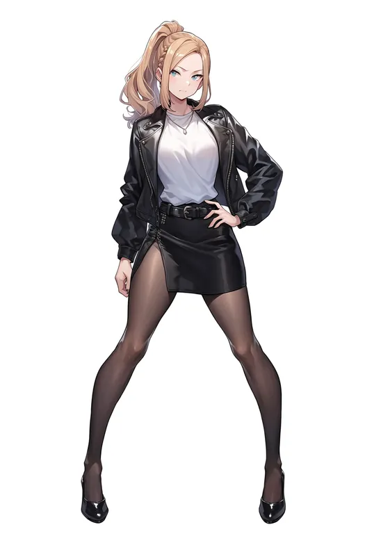 masterpiece, best quality, score_7, safe, all out!!, solo, full body, simple background — by k3scat, made with ComfyUI