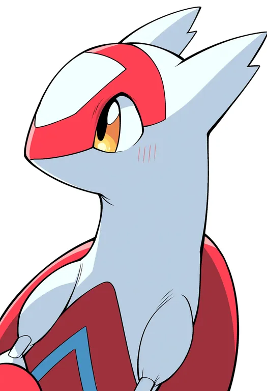 masterpiece, best quality, score_7, safe, latias, solo, upper body, simple background — by k3scat, made with ComfyUI