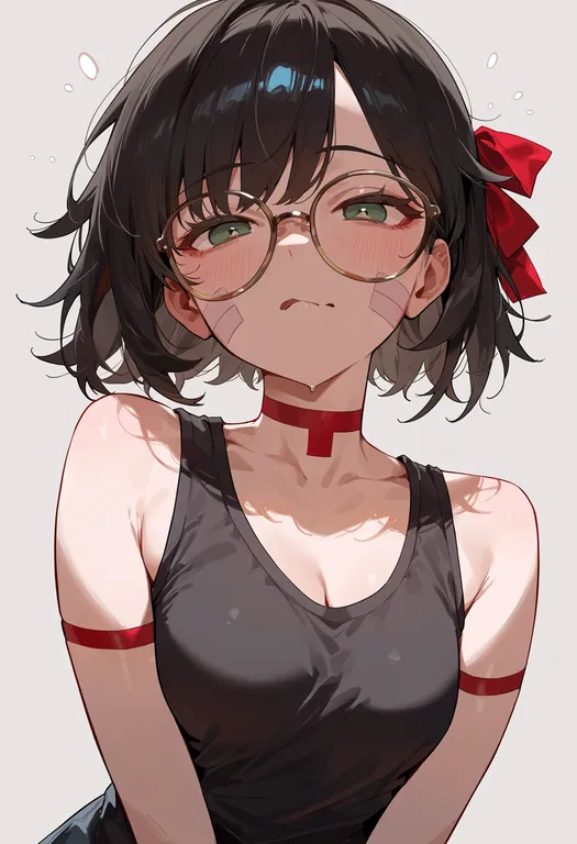masterpiece, best quality, score_7, safe, himiko (fate), solo, upper body, simple background — by k3scat, made with ComfyUI
