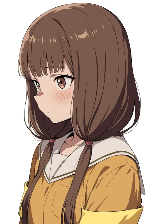 masterpiece, best quality, score_7, safe, iino miko, solo, upper body, simple background — by k3scat, made with ComfyUI