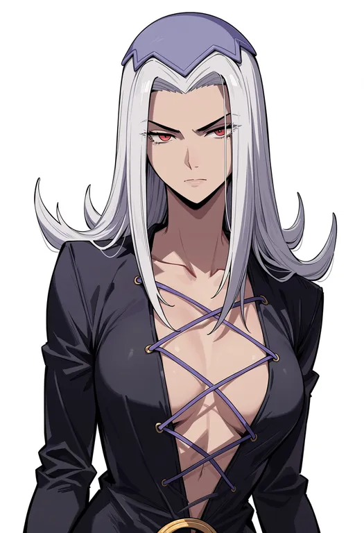 masterpiece, best quality, score_7, safe, leone abbacchio, solo, upper body, simple background — by k3scat, made with ComfyUI