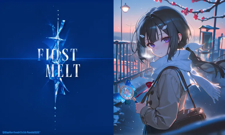 【美游】冬雪初融 — by 彩虹猫猫锤, made with ComfyUI